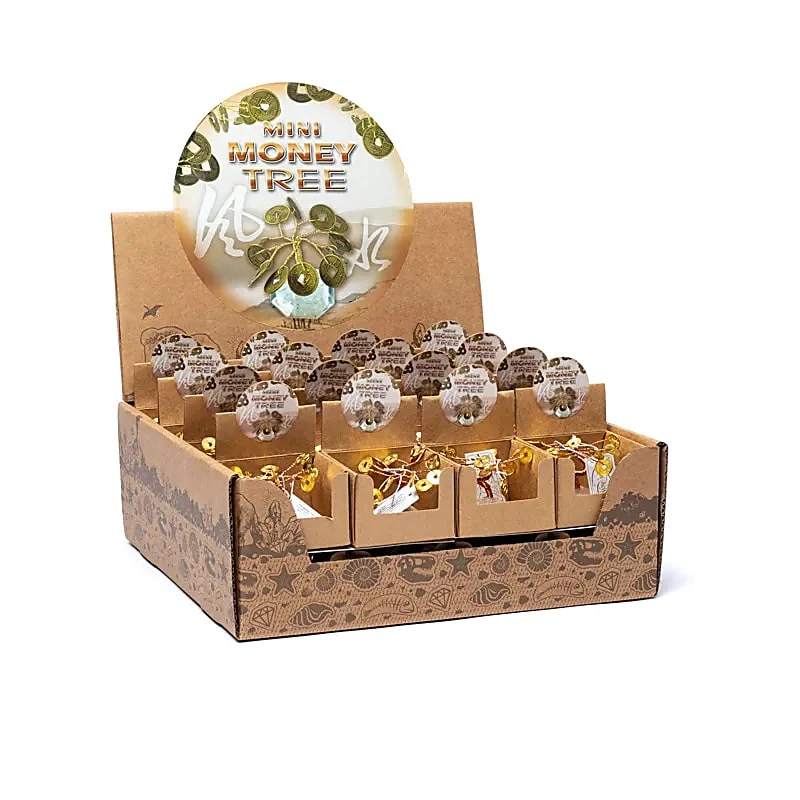 Mini Geldboom display met 32 stuks