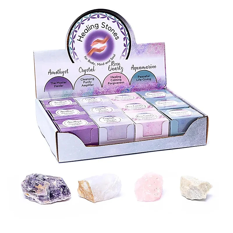 Healing Stones 12 stuks in pop up display box