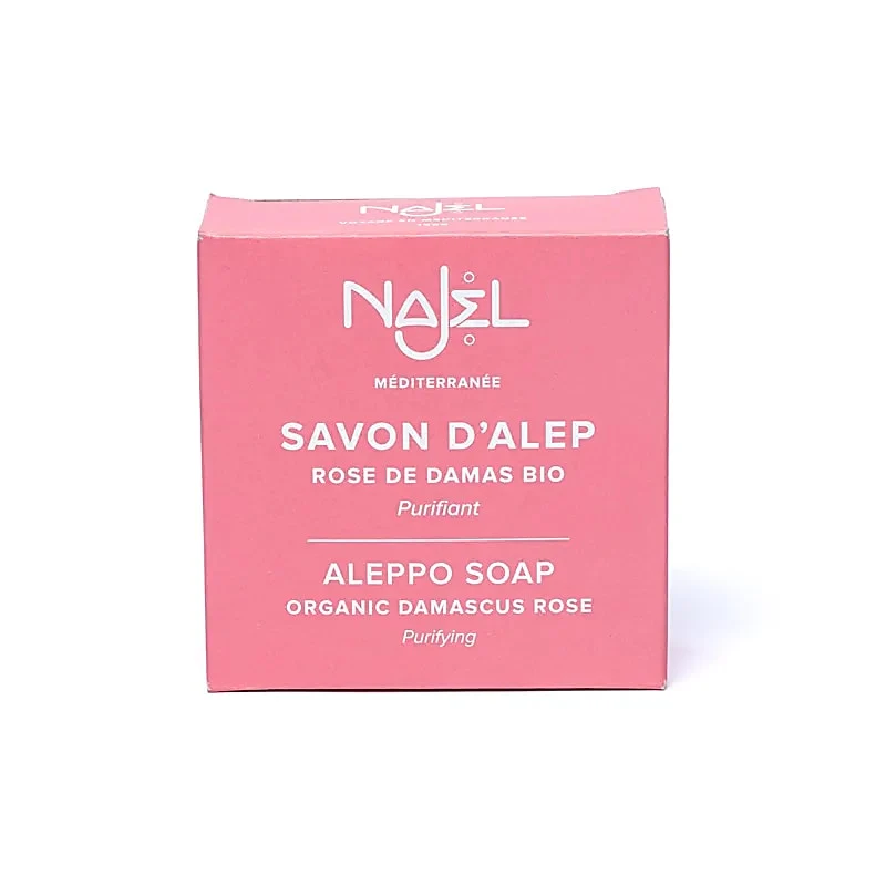 Najel Aleppo zeep met biologische Damascener roos