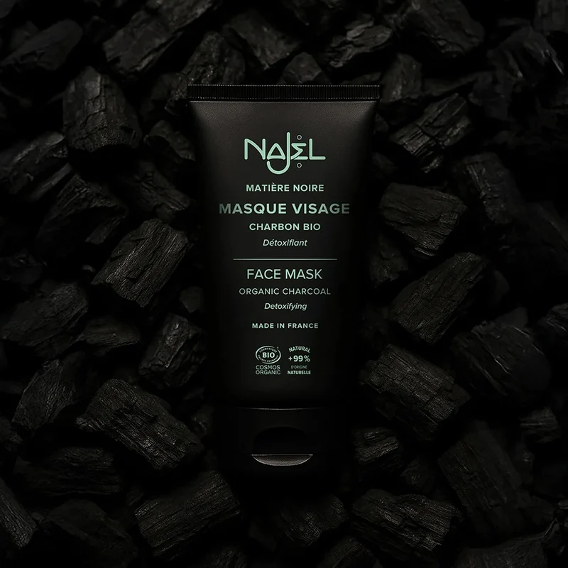 Najel reinigend houtskool gezichtsmasker BIO