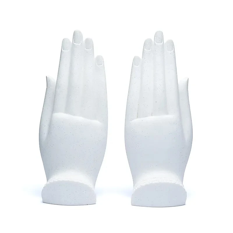 Namaste Mudra Handen met Boeddha's wit