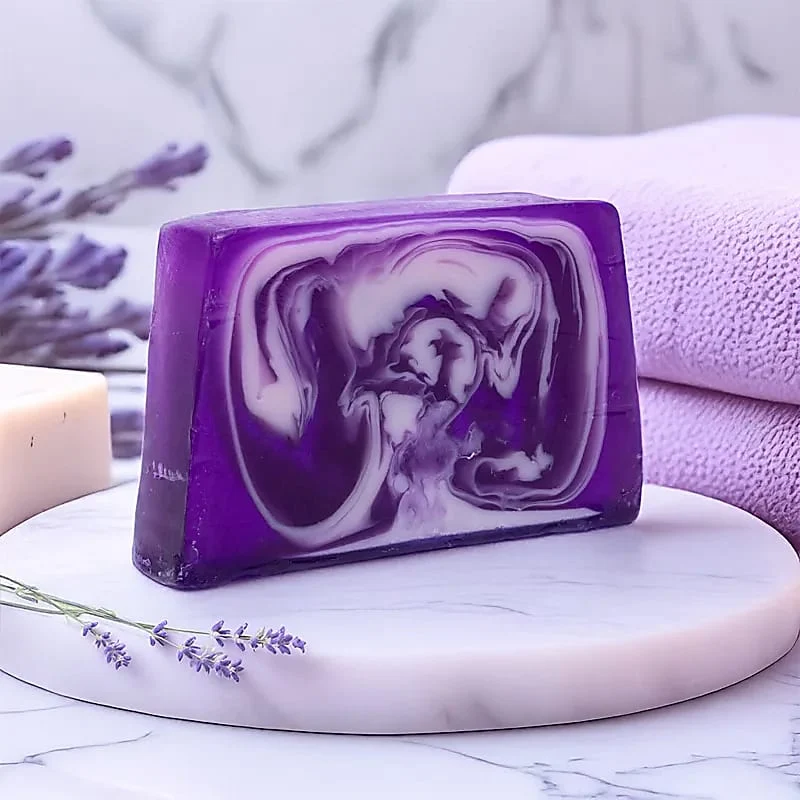 Natuurlijke handgemaakte zeep lavendel