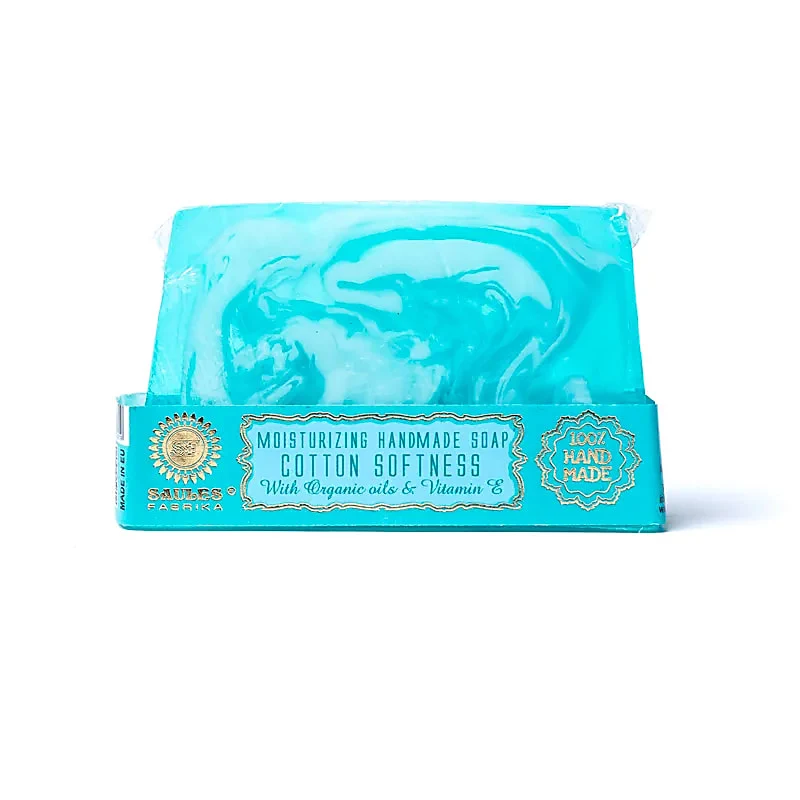 Natuurlijke handgemaakte zeep Cotton softness