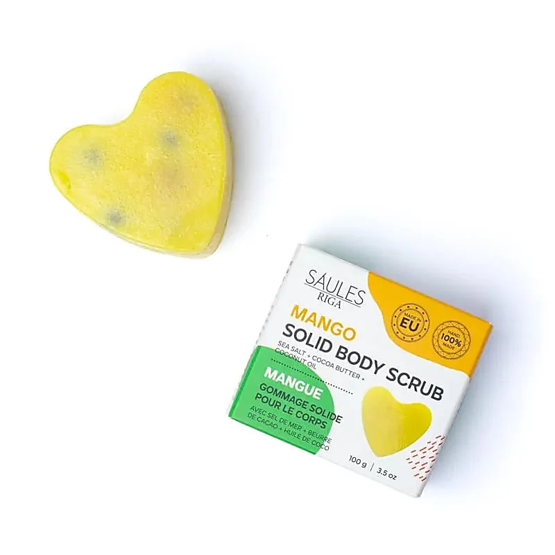 Natuurlijke scrub zeep mango