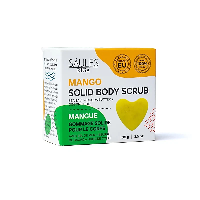 Natuurlijke scrub zeep mango