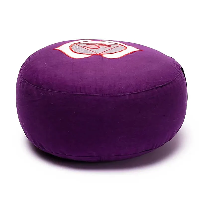 Meditatiekussen 6e chakra geborduurd
