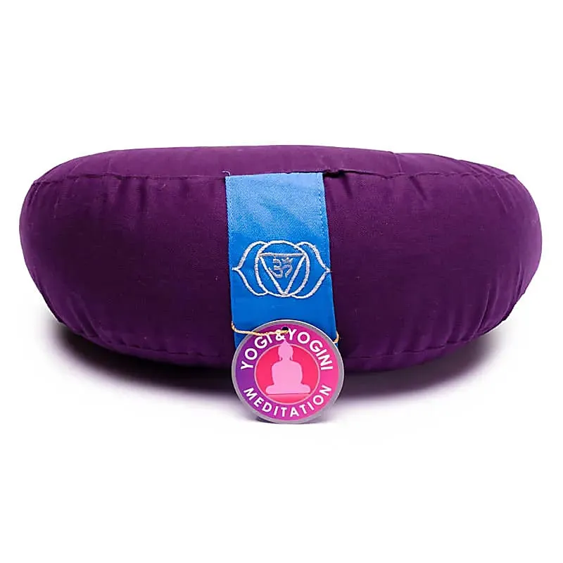 Meditatiekussen indigo chakra 6 halve maan
