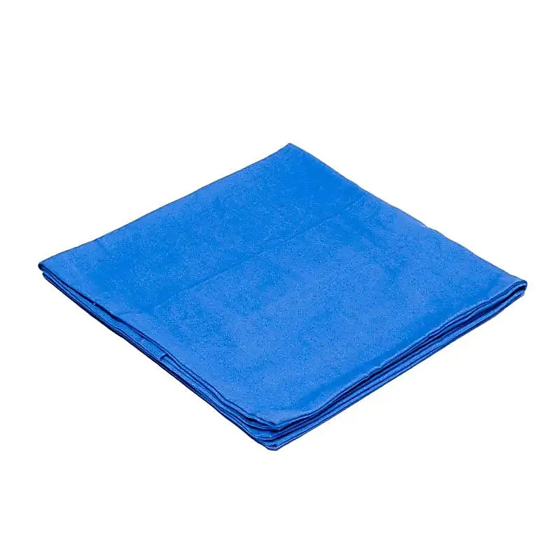 Meditatiemat hoes 5e chakra blauw biokatoen