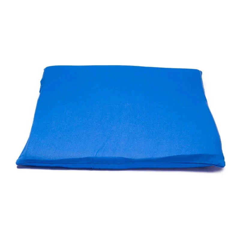 Meditatiemat hoes 5e chakra blauw biokatoen
