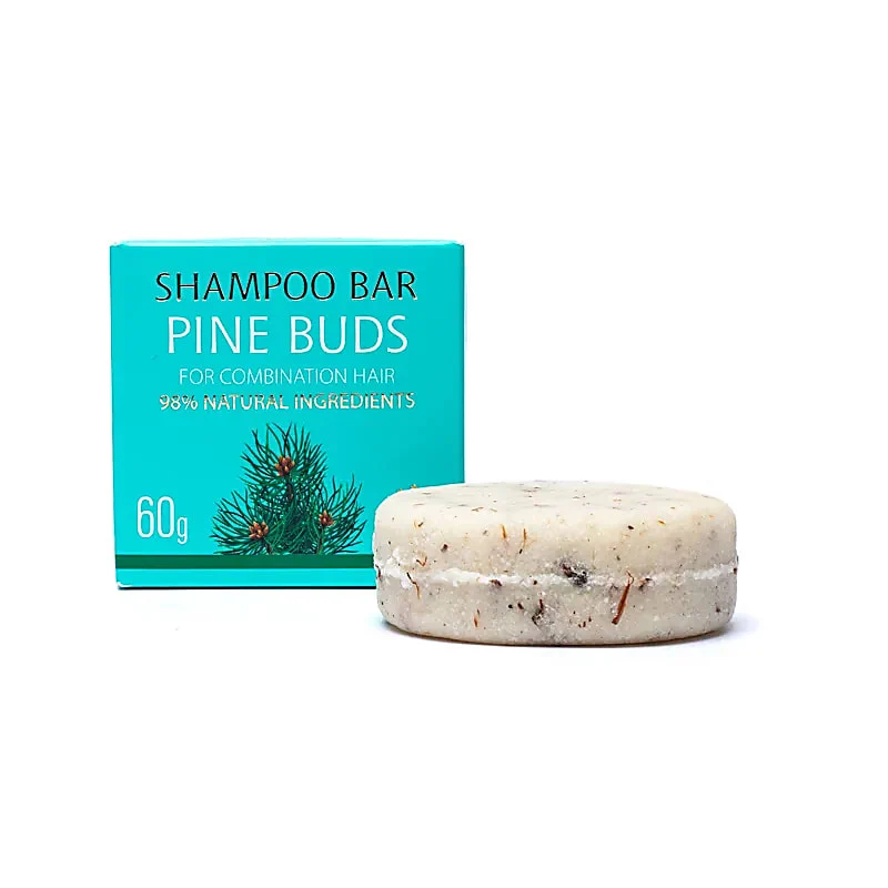 Natuurlijke shampoo bar dennenknoppen