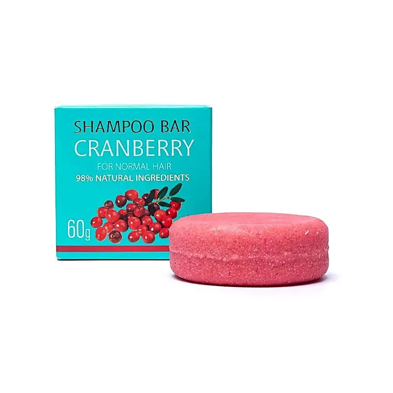 Natuurlijke shampoo bar cranberry
