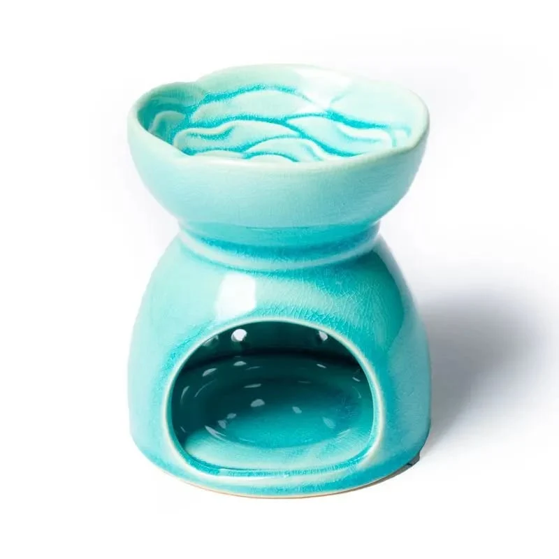 Olieverdamper Levensboom turquoise keramiek