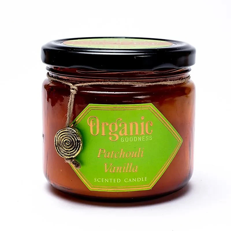 Organic Goodness soja was kaars Patchouli Vanille