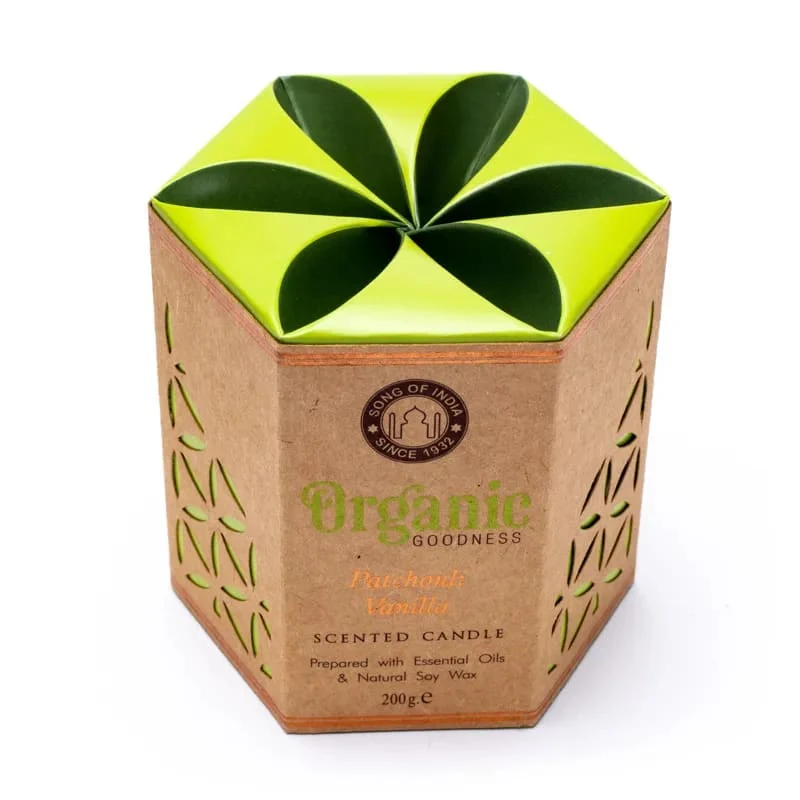 Organic Goodness soja was kaars Patchouli Vanille