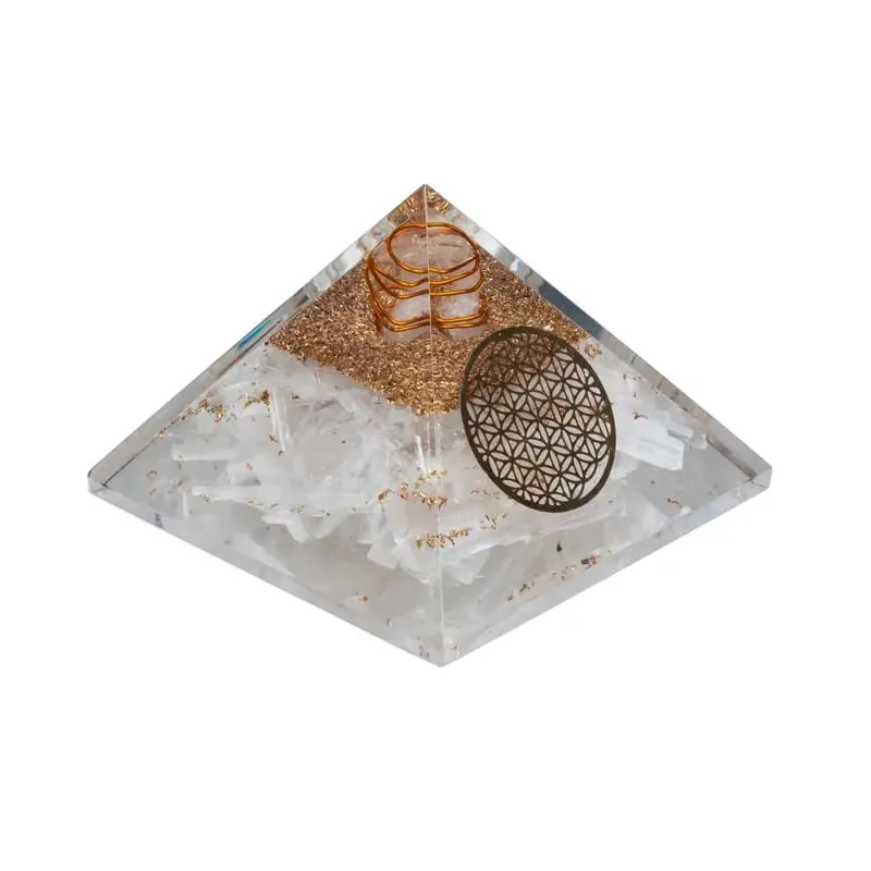 Orgoniet piramide seleniet bloem des levens