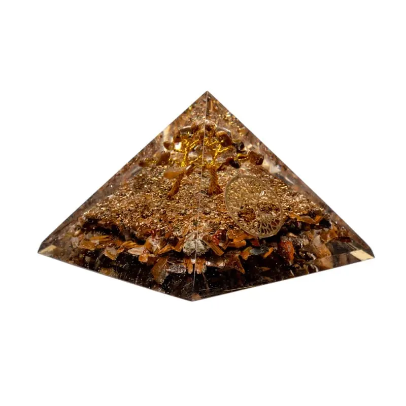 Tijgeroog piramide met levensboom