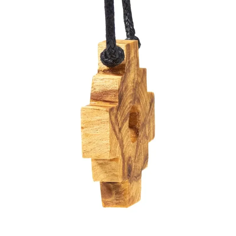 Palo Santo ketting Chakana Inca Kruis