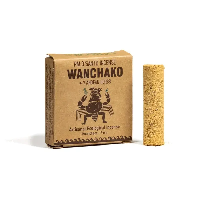 Palo Santo Wanchako wierookstaafjes 7 kruiden doos van 12