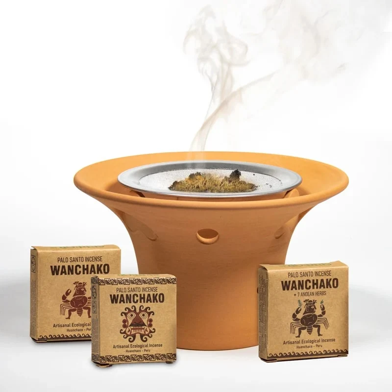 Palo Santo Wanchako wierookstaafjes 7 kruiden doos van 12