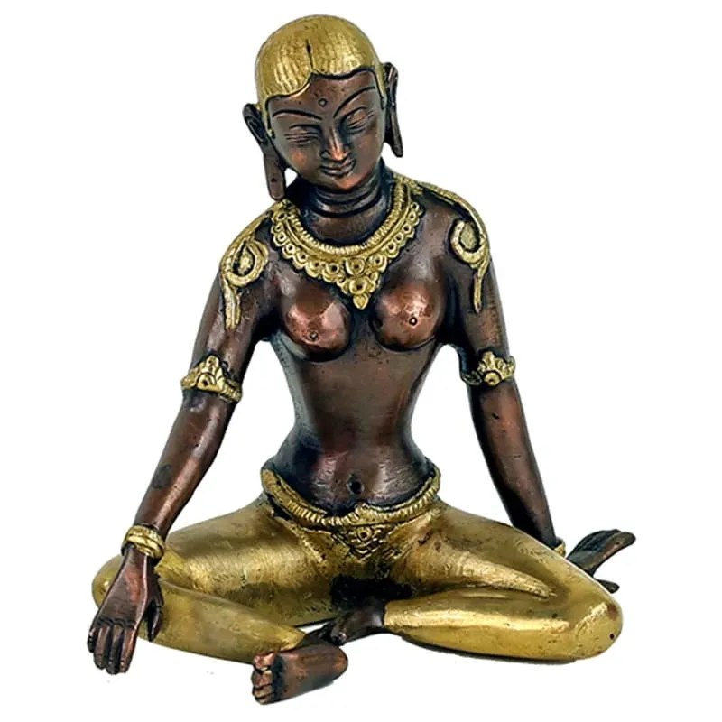 Parvati beeldje tweekleurig