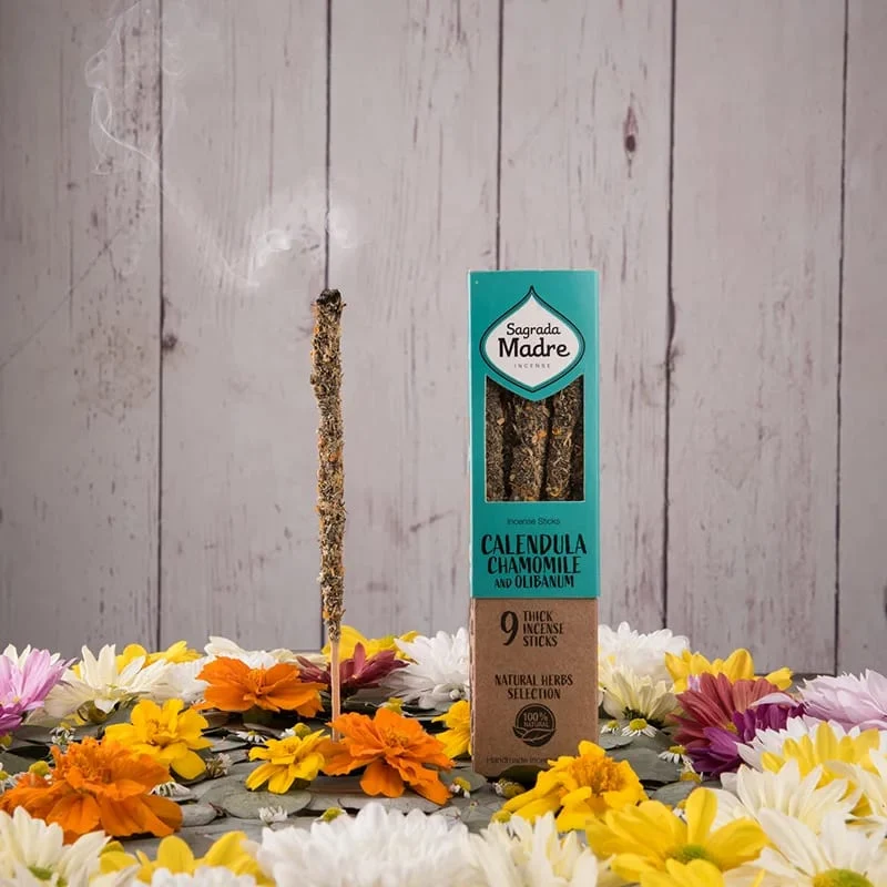 Sagrada Madre Kruiden wierook Kamille, Calendula & Olibanum