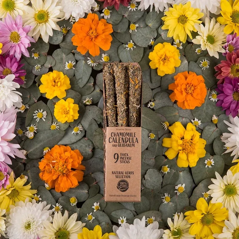 Sagrada Madre Kruiden wierook Kamille, Calendula & Olibanum