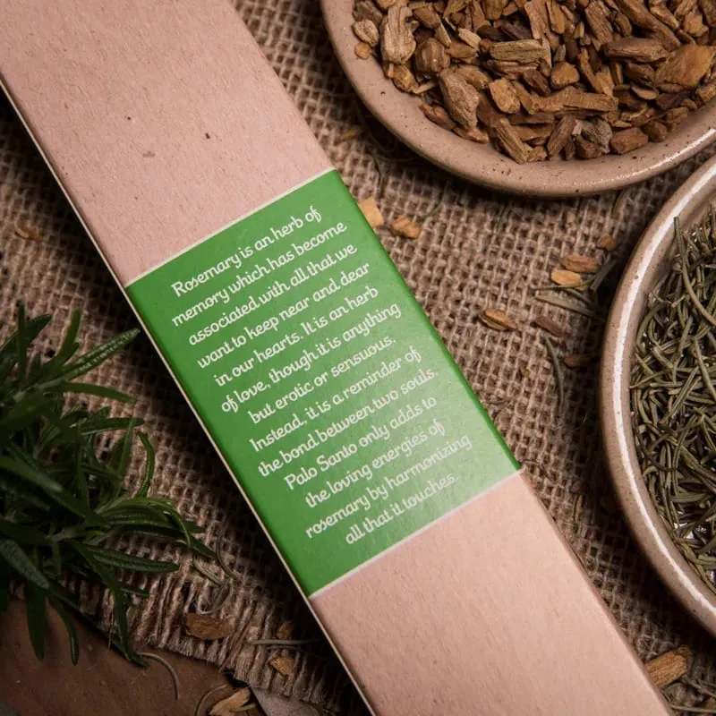 Sagrada Madre Palo Santo wierook met Rozemarijn