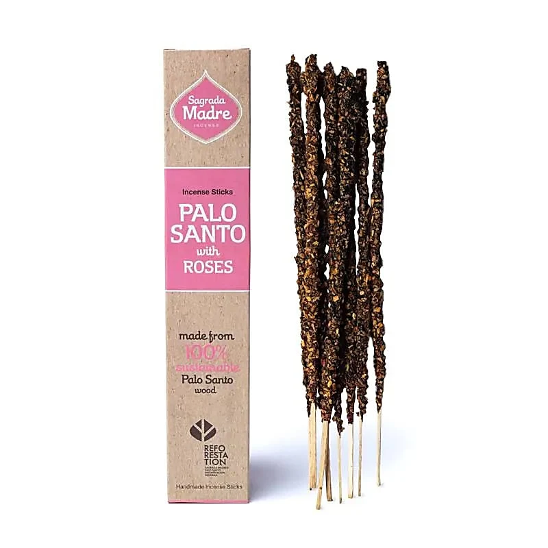 Sagrada Madre Palo Santo wierook met Roos