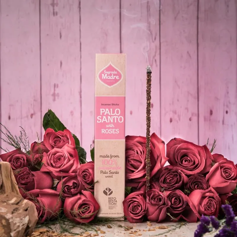 Sagrada Madre Palo Santo wierook met Roos