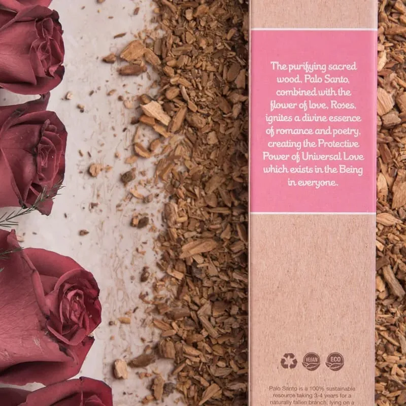 Sagrada Madre Palo Santo wierook met Roos