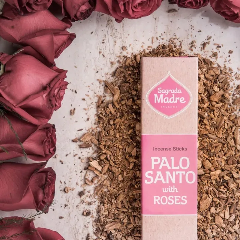 Sagrada Madre Palo Santo wierook met Roos