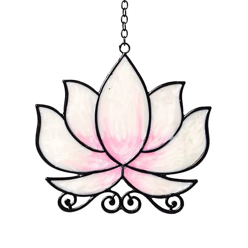Raamhanger lotus wit