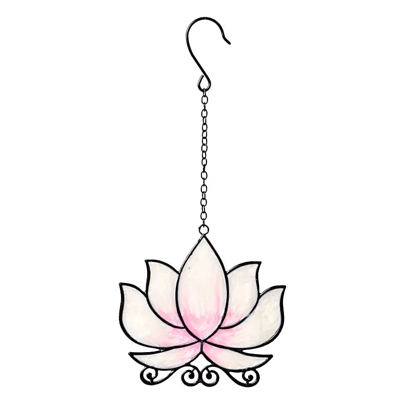 Raamhanger lotus wit