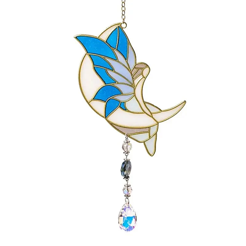 Raamhanger maanfee blauw