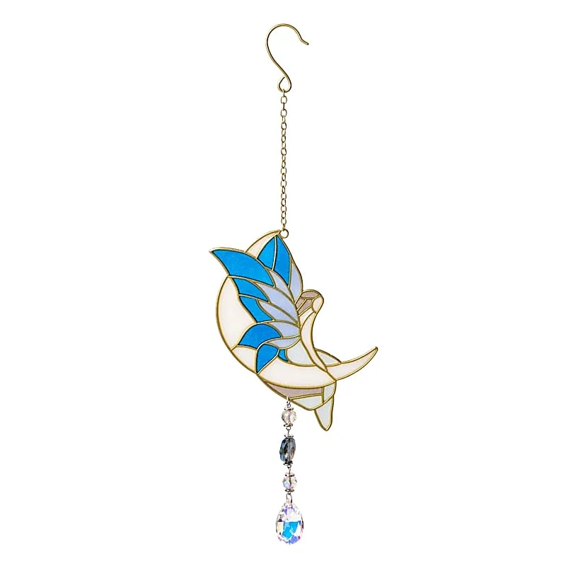 Raamhanger maanfee blauw