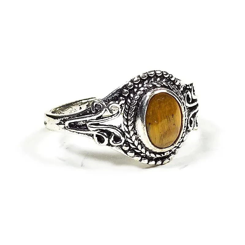 Ring met tijgeroog