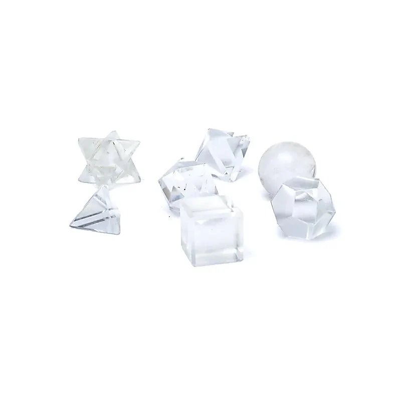 Bergkristal heilige geometrie set 7-delig