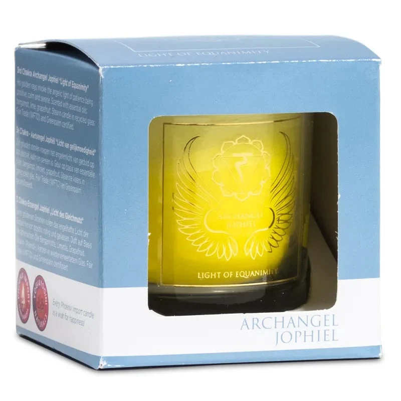 Votief geurkaars aartsengel Jophiël chakra 3