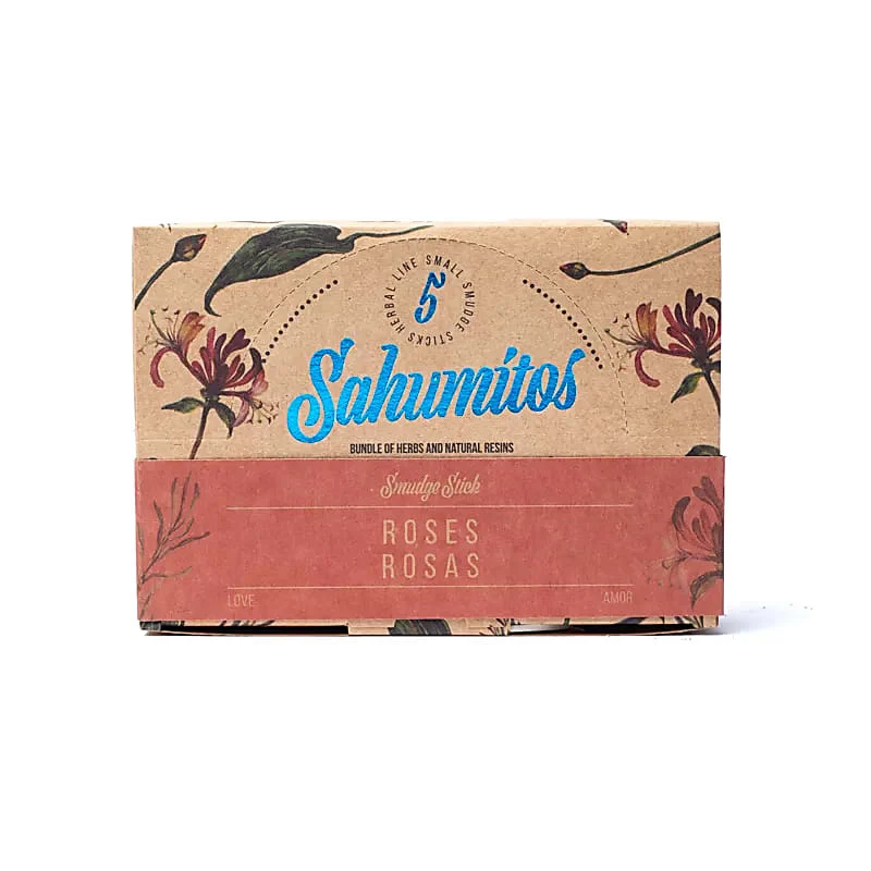 Sagrada Madre Sahumitos smudge Rozen per 5 in displaydoos