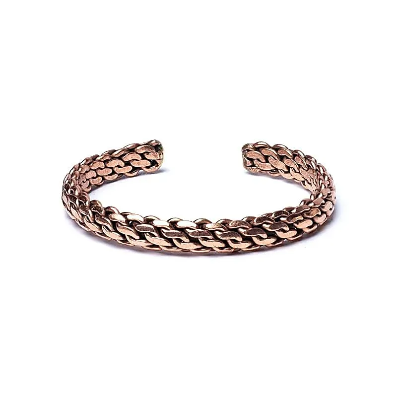 Schakelarmband bronskleurig