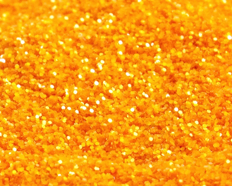 Cosmetic Glitter, Marigold Yellow