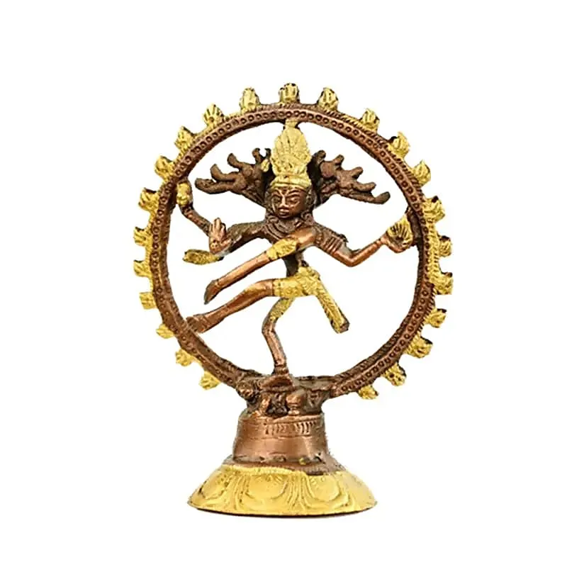 Shiva Nataraj messing 2-kleurig