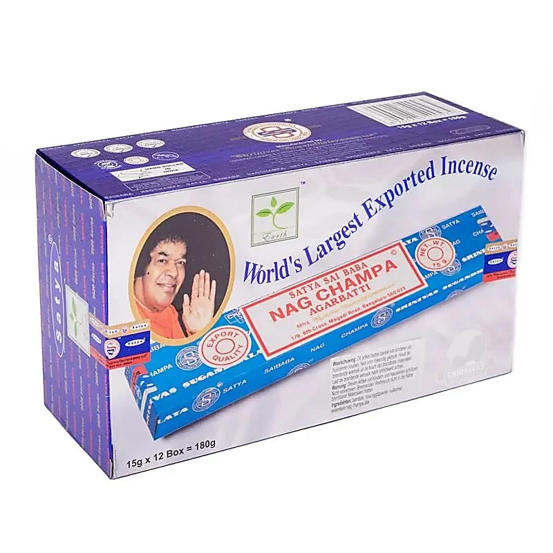 Wierook Satya Nag Champa Agarbatti klassiek staafjes