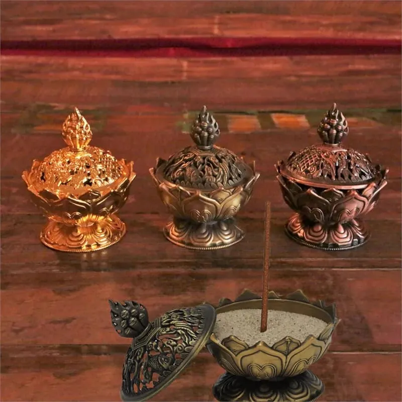 Wierookbrander Lotus bronskleurig