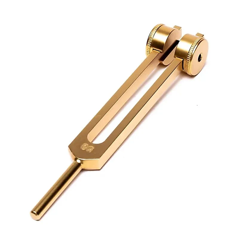Stemvork Mid Ohm (136.10 Hz) goudkleurig