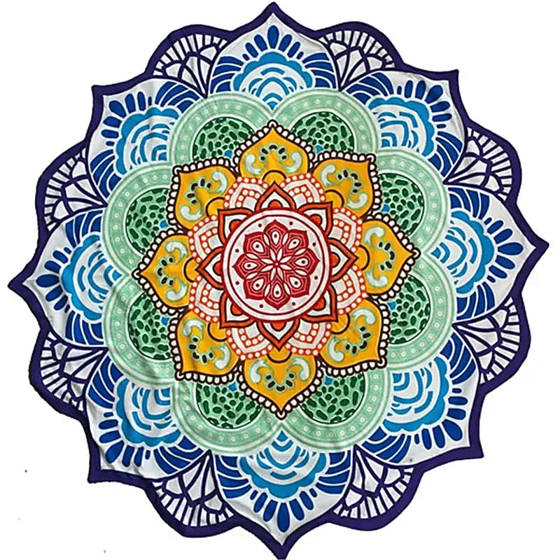 Strandlaken 7 chakra's mandala