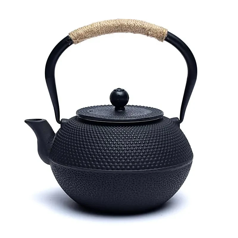 Tetsukyusu geëmailleerde 1,2 liter theepot zwart