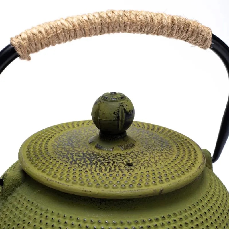 Tetsukyusu geëmailleerde 0,6 liter theepot groen