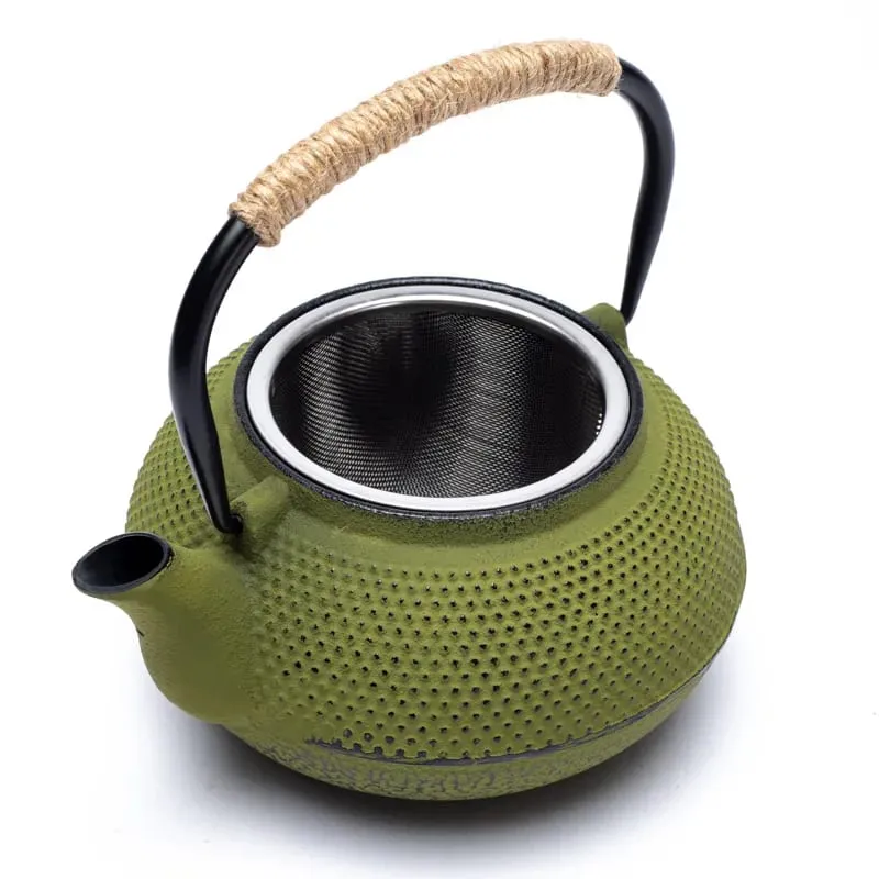 Tetsukyusu geëmailleerde 0,6 liter theepot groen