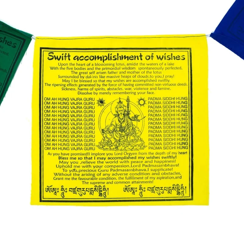 Tibetaanse gebedsvlaggen Guru Rinpoche